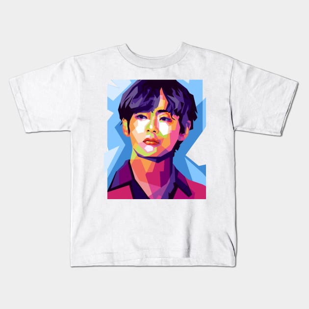 Bts taehyung bts v Kids T-Shirt by Danwpap2